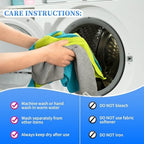 FIXSMITH Shop Towels-800 Pack, Multi-Functional Shop Rags, 12 x 16 in Microfiber Cleaning Cloth, Highly Absorbent Cleaning Rags, Cleaning Towels for Car Kitchen Home Office - Image 7