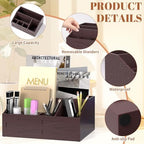 Large Mail Organizer Countertop,Farmhouse Desk and Kitchen Countertop Storage, Letter Sorter, Desk Mail Organizer and Bill Organizer, Desktop File and Paper Holder - Image 3