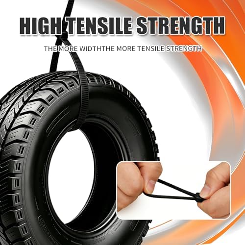 8 Inch Black Zip Ties 2500 Pack Heavy Duty 60LBS UV Resistant - Image 4