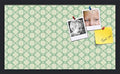 PinPix 24x14 inch Cork Bulletin Board. This Decorative Framed Pin Board Comes with Diamond Pattern in Green Design and Satin Black. Ideal for Home, Office Decor or School (PinPix-586) by PinPixBulletinBoards