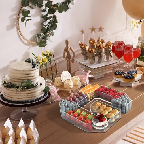 13.8" Acrylic Letter Charcuterie Tray,Fillable Alphabet Box (Letter G) - Image 6