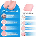 TushGuard Memory Foam Seat Cushion for Office Chair, Car Seat, Pink, XXL - Image 6