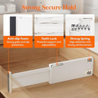 Lifewit 4" High Upgrade Drawer Divider, Adjustable Drawer Organizer Clothes - Image 3