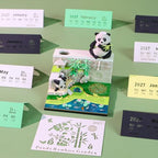 3D Memo Pad, 3D Calendar 2027, Time Piece Calendar, Tear-Off Calendars 2027, 3D Paper Carving Art Memo Pad, Art Carving Sticky Notes for Office Home Gifts Ornaments (Panda) - Image 4