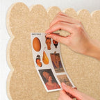 Scalloped Bulletin Board 48x36 inches, Decorative Felt Pin Board for Wall - Image 4