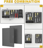 Ultrawall Metal Pegboard Panels, Pegboard Wall Organizer, Black Peg Boards - Image 4