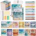 Sprial Notebooks with Pens Bulk, 48 Pack, 5.5 x 4.7 Inch, Ocean by Culudea