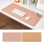Ruby Lil Natural Cork & PU Leather Dual Side Mouse Pad Laptop Desk Table Protector Desk Writing Pad,Pink,90x45cm by RubyLil
