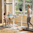 40"×20" Mobile Desk with Drawer, Rolling Desk with Storage - Image 5