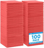 HOMEXCEL 100PK Microfiber Cleaning Cloth, Cleaning Rag for Home, 11.5x11.5 by HOMEXCEL