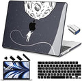 Teryeefi for MacBook Air M2 Case 2022 Release A2681, 3D Printing Laptop Hard Shell Cases with Keyboard Cover & USB 3.0 Adapter & Screen Protector for 2022 MacBook Air 13", Space Astronaut by Teryeefi