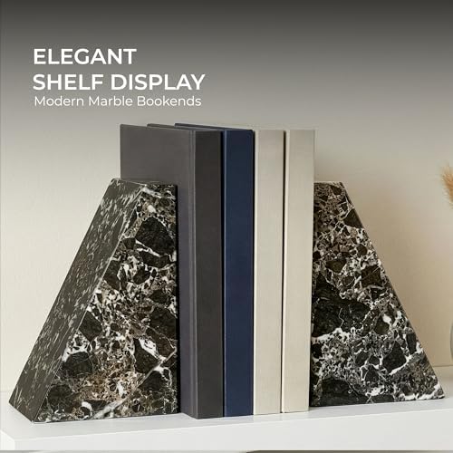 Natural Black Marble Bookend 6" - Image 6