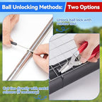 Stainless Steel Cable Tie Gun Metal Zip Cutter Heavy Duty Outdoor, 250PCS 304 Metal Zip Ties Adjustable Fastening Cutting Tie Tool Sets for Vehicles Exhaust Wrap Wire Fence Chicken Coop - Image 6