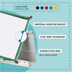 Tarifold Desktop Reference Display System, 50 Pockets, Expandable, Green - Image 3