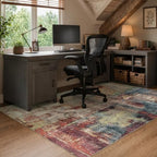 Anidaroel 36"x60" Chair Mat for Hardwood Floor, Anti-Slip Desk Chair Mat for Hardwood, Under Desk Rug for Rolling Chair, Low Pile Carpet Protector Mat for Office Chair by Anidaroel