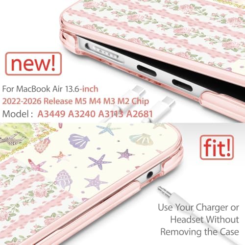 May Chen Case for M5/M4/M3/M2 MacBook Air 13 inch Case 2026-2022 Release - Image 3
