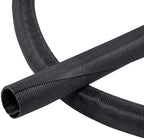 Black Split Braided Cable Management Sleeves 3/4inch -20Feet by BuyUneed