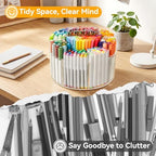 Ohuhu 360° Rotating Acrylic Marker Storage Organizer for Alcohol Markers - Image 5