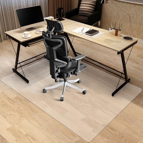 Kuyal Office Chair Mat for Hardwood Floor, 51'' x63'' Rectangle by Kuyal