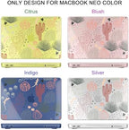 MEEgoodo 4-in-1 Printed Case for MacBook Neo 13 inch 2026 Release Model A3404, Laptop Hard Shell Cases with Keyboard Skin & Screen Protector & Webcam Covers, Cacti - Image 3