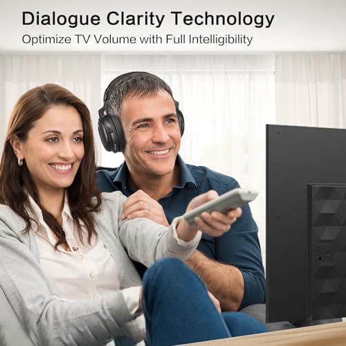 SIMOLIO Wireless TV Headphones for Seniors Hard of Hearing Bluetooth for PC - Image 2