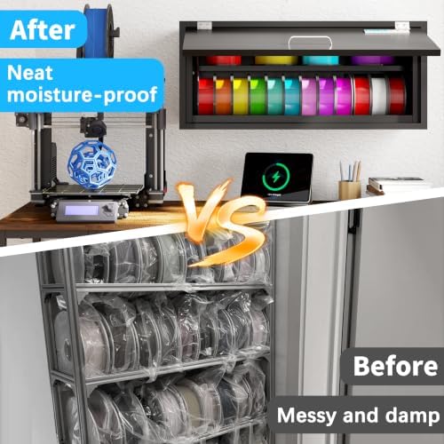 Wall Mount Filament Moisture-Proof Storage 20 Rolls - Image 4