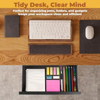 POPMOON 16.6" Under Desk Drawer, Adjustable Pull-Out Storage Organizer - Image 5