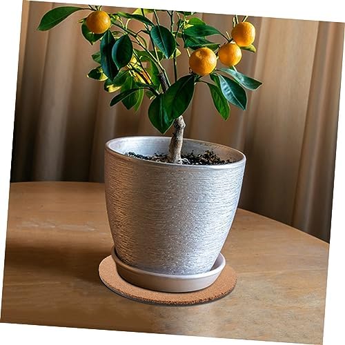 Plastic Flower Pot Cork Pads 10pcs for Indoor Desk Use - Image 2