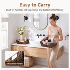 StorageWorks Pantry Baskets for Organizing, Hyacinth Wicker Storage Baskets - Image 5