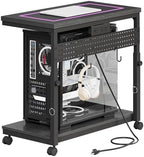 CHOEZON 31.5" Large Computer Tower Stand with Power Outlet by Choezon