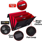 Rough Enough Expanding File Folder, Accordion Document Organizer, Black - Image 2
