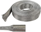 Electriduct 1/8" Tinned Copper Metal Braided Sleeving (Ø 0.08") - 100 Feet by Electriduct
