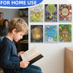 5 Pack 6 X 9 Inch Acrylic Brochure Holder Wall Mount, Pamphlet Holder Wall Mount, Clear Plastic Brochure Display Stand, Literature Flyer Holder Rack For Pamphlets, Mail , Magazines, Booklets Hold - Image 4
