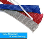 Electriduct 1.5" PET Expandable Braid Sleeving Flame Retardant Flexible Wire Mesh for Cord Management and Cable Protection - 250 Feet - White - Image 4