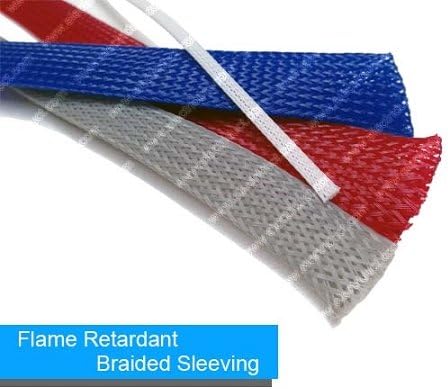 Electriduct 1/2" PET Expandable Braid Sleeving Flame Retardant Flexible Wire Mesh for Cord Management and Cable Protection - 500 Feet - Red - Image 4