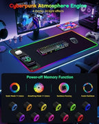 Magnetic Wireless Charging Mouse Pad Gaming, 31.5"x15.8" Large Desk Mat - Image 2