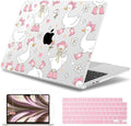 May Chen for MacBook Air 15 inch Case M5 M4 M3 M2 2026 2024-2023, Model A3448 A3241 A3114 A2941, Closes Seamlessly Hard Shell Laptop Cover with Keyboard Cover, Cute Goose Spring by MayChen