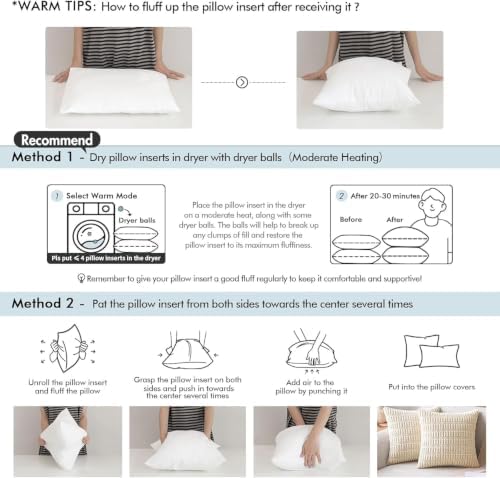 MIULEE 14x36 Inch Throw Pillow Insert for Couch Sofa Bed - Image 6