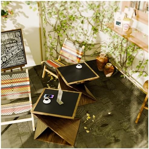 CENNBIE 24 Inches Square Table Pad - Cork & Leather Table Mat - Suitable as Side Dining Coffee Table Cover Protector - Can Be Cut to Fit (18"-24", Black) - Image 5