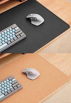 Ruby Lil Waterproof Leather Mouse Pad, Natural Cork & PU Leather Dual Side, Office Desk Writing Mat with Stitched Edge for Office Work/Home/Decor,Black,100x60cm - Image 7