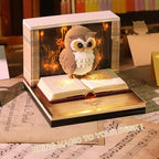 Time Piece 3D Calendar 2027, Tear Away Desk Calendar With LED Light & Tear-Off Notes for Record, Planner & Habit Tracker, Art Sculpture Calendar Gift for Office & Home Decor (Cute Owl) - Image 2