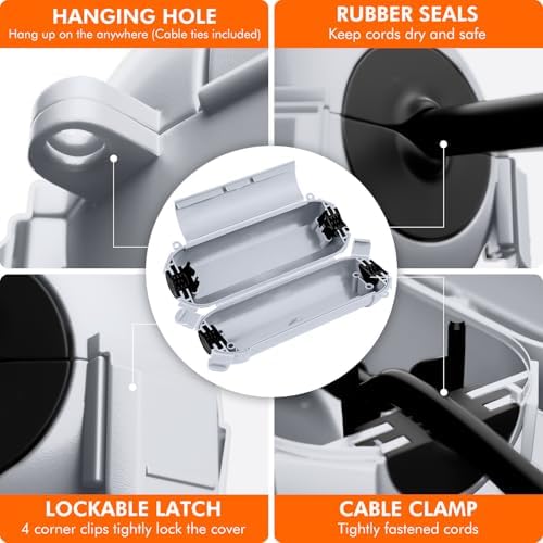 [5 Piece] RESTMO Outdoor Electrical Box Set（1 x Extra Large + 4 x Small） - Image 5