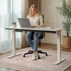 36"x60" Office Chair Mat for Hardwood Floor, Non-Slip Washable Pink - Image 2