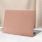 Seorsok Compatible with MacBook Pro 16 inch Case 2026-2021 M5 M4 M3 M2 M1 A3429 A3428 A3403 A3186 A2991 A2780 A2485,Fabric Leather Plastic Hard Shell Case & Keyboard Cover,Reddish Woven No Logo Cutout by Seorsok