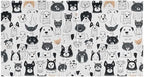 ALAZA Kawaii Puppy Print Dog 3 Ring Binder 1.5 Inch Three Ring Office Binders w/clipboard & 3 Pockets, Hold 200 Sheets, 1pc - Image 2