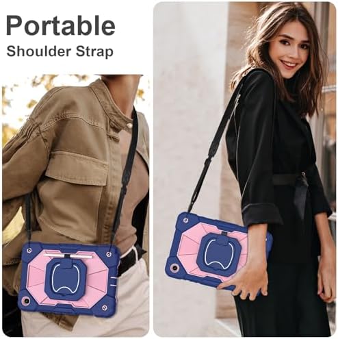 Scnioy for Galaxy Tab A11+ Plus / A9+ Case 11 Inch 2025/2023, Navy Rose - Image 6