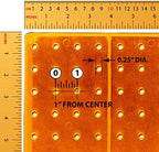 Azar 700508-ORG 8-Inch W by 20-Inch H Revolving Orange Pegboard Counter Unit, Orange - Image 5