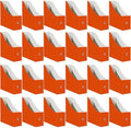 Limitliho 24 Pack Orange-Red Cardboard Magazine Holder for Desk or Shelves by Limitliho