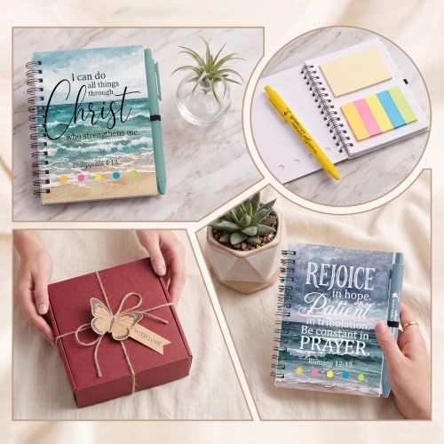 Sprial Notebooks with Pens Bulk, 48 Pack, 5.5 x 4.7 Inch, Ocean - Image 6
