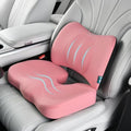 FLORICH Car Seat Cushion and Back Support for Office Chair Memory Foam Chair Cushions Pressure Relief Seat Pads with Gel Massage Point Lumbar Support Relief Sciatica & Tailbone (Light Pink) by FLORICH